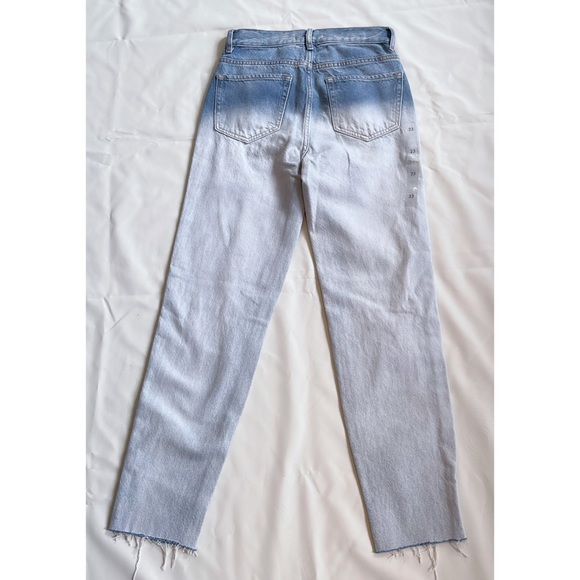 Pacsun Light Blue Acid Wash High Waisted Distressed Jeans Size 24 New - Picture 5 of 7